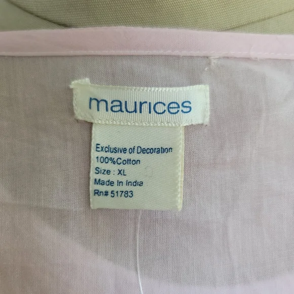 NWT Pink Cotton shirt sz XL - Picture 7 of 11